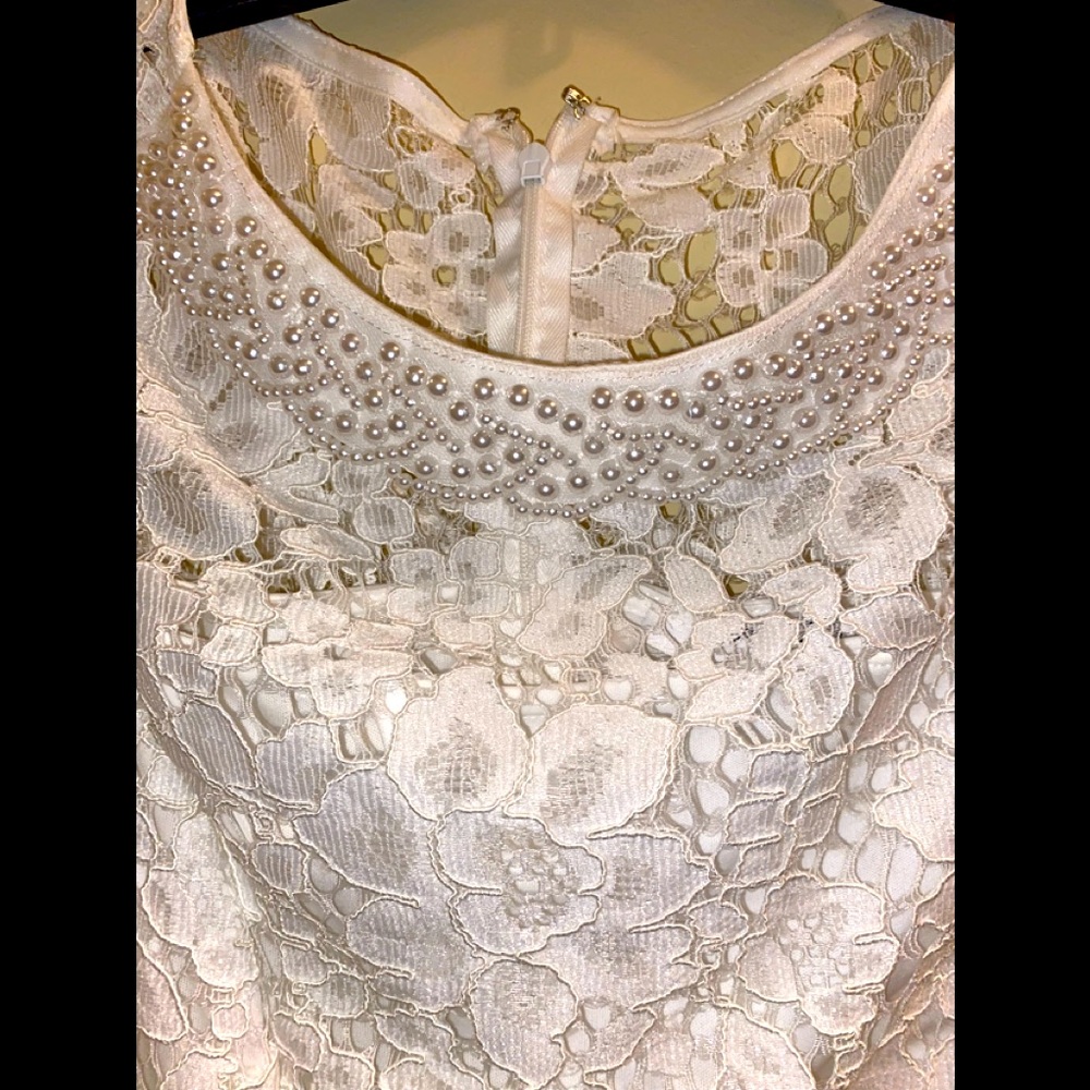 White lace dress